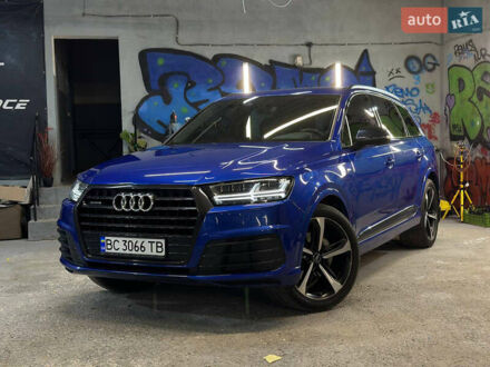 Ауди Ку 7 2017 в Львове на Automoto.ua Синий Ауди Ку 7, объемом двигателя 2.97 л и пробегом 153 тыс. км за 42000 $, фото 1 на Automoto.ua