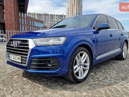 Синий Ауди Ку 7, объемом двигателя 3 л и пробегом 150 тыс. км за 39800 $, фото 1 на Automoto.ua