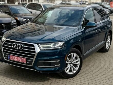 Синий Ауди Ку 7, объемом двигателя 3 л и пробегом 94 тыс. км за 28500 $, фото 1 на Automoto.ua