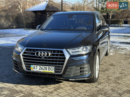 Ауди Ку 7 2017 в Ивано-Франковске на Automoto.ua Синий Ауди Ку 7, объемом двигателя 2.97 л и пробегом 94 тыс. км за 43000 $, фото 1 на Automoto.ua