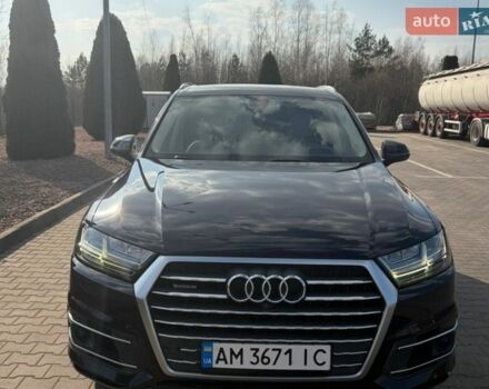 Синий Ауди Ку 7, объемом двигателя 3 л и пробегом 134 тыс. км за 31000 $, фото 1 на Automoto.ua