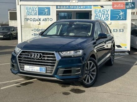 Ауди Ку 7 2018 в Киеве на Automoto.ua Синий Ауди Ку 7, объемом двигателя 3 л и пробегом 87 тыс. км за 32290 $, фото 1 на Automoto.ua