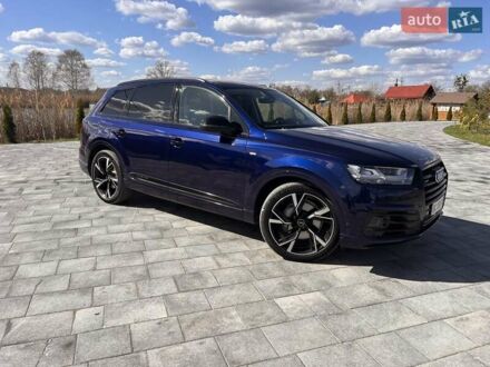 Синий Ауди Ку 7, объемом двигателя 3 л и пробегом 217 тыс. км за 44000 $, фото 1 на Automoto.ua