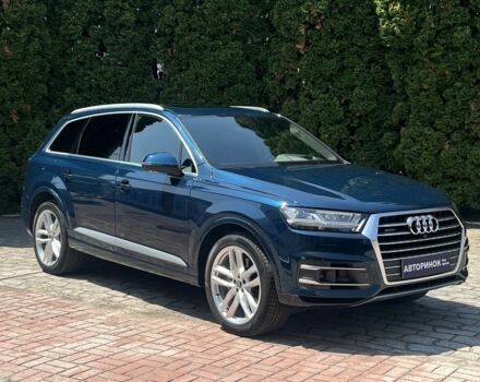 Синий Ауди Ку 7, объемом двигателя 3 л и пробегом 59 тыс. км за 47500 $, фото 1 на Automoto.ua