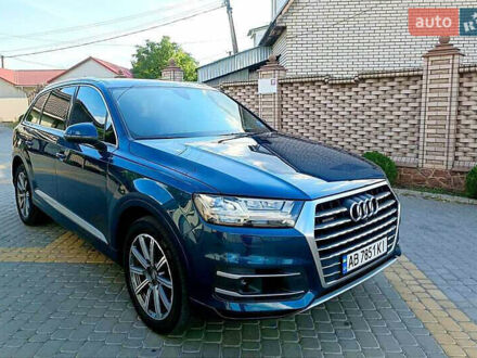 Синий Ауди Ку 7, объемом двигателя 3 л и пробегом 94 тыс. км за 25000 $, фото 1 на Automoto.ua