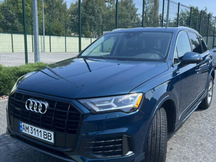 Синий Ауди Ку 7, объемом двигателя 1.98 л и пробегом 85 тыс. км за 45000 $, фото 1 на Automoto.ua