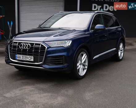 Синий Ауди Ку 7, объемом двигателя 3 л и пробегом 97 тыс. км за 62500 $, фото 1 на Automoto.ua