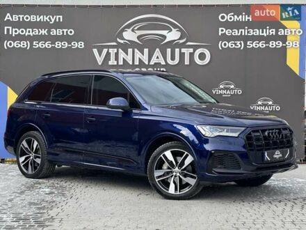 Ауди Ку 7 2020 в Виннице на Automoto.ua Синий Ауди Ку 7, объемом двигателя 3 л и пробегом 142 тыс. км за 45900 $, фото 1 на Automoto.ua