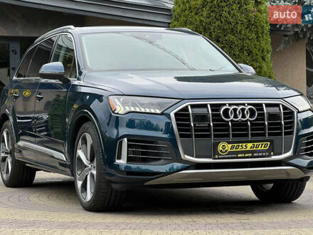 Синий Ауди Ку 7, объемом двигателя 3 л и пробегом 54 тыс. км за 57999 $, фото 1 на Automoto.ua