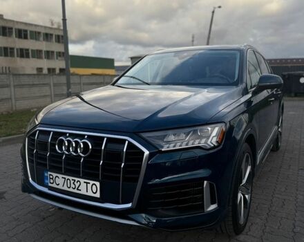 Синий Ауди Ку 7, объемом двигателя 3 л и пробегом 61 тыс. км за 52000 $, фото 1 на Automoto.ua