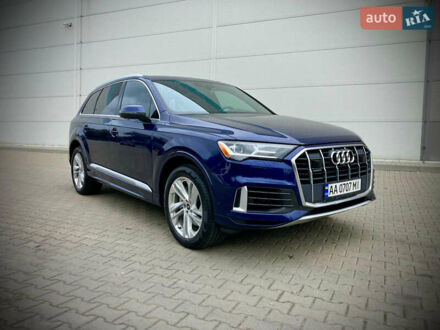 Ауди Ку 7 2020 в Киеве на Automoto.ua Синий Ауди Ку 7, объемом двигателя 3 л и пробегом 86 тыс. км за 49900 $, фото 1 на Automoto.ua