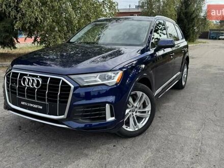 Синий Ауди Ку 7, объемом двигателя 3 л и пробегом 93 тыс. км за 43700 $, фото 1 на Automoto.ua