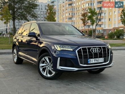 Синий Ауди Ку 7, объемом двигателя 3 л и пробегом 94 тыс. км за 35000 $, фото 1 на Automoto.ua