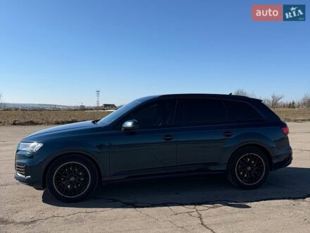 Синий Ауди Ку 7, объемом двигателя 3 л и пробегом 150 тыс. км за 69000 $, фото 1 на Automoto.ua