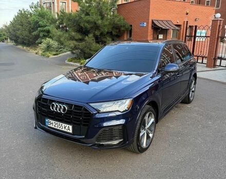 Синий Ауди Ку 7, объемом двигателя 3 л и пробегом 91 тыс. км за 43700 $, фото 1 на Automoto.ua