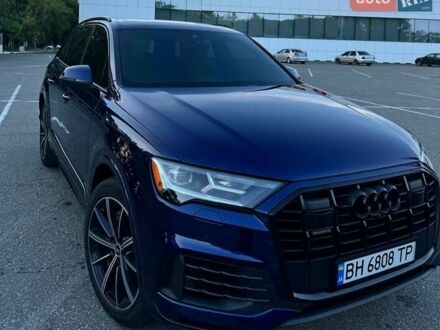 Ауди Ку 7 2021 в Измаиле на Automoto.ua Синий Ауди Ку 7, объемом двигателя 3 л и пробегом 97 тыс. км за 61000 $, фото 1 на Automoto.ua