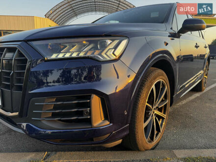 Синий Ауди Ку 7, объемом двигателя 3 л и пробегом 67 тыс. км за 59800 $, фото 1 на Automoto.ua
