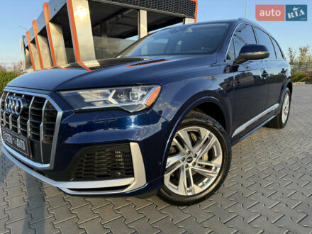 Ауди Ку 7 2022 в Харькове на Automoto.ua Синий Ауди Ку 7, объемом двигателя 3 л и пробегом 57 тыс. км за 51000 $, фото 1 на Automoto.ua