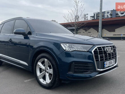 Ауди Ку 7 2022 в Киеве на Automoto.ua Синий Ауди Ку 7, объемом двигателя 2.97 л и пробегом 79 тыс. км за 68000 $, фото 1 на Automoto.ua