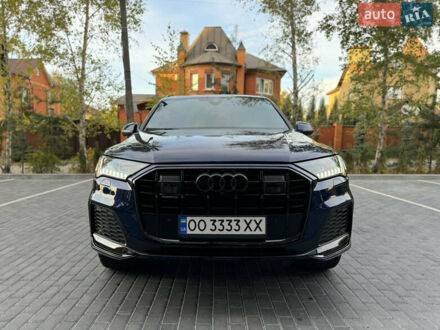 Ауди Ку 7 2022 в Полтаве на Automoto.ua Синий Ауди Ку 7, объемом двигателя 3 л и пробегом 46 тыс. км за 60999 $, фото 1 на Automoto.ua