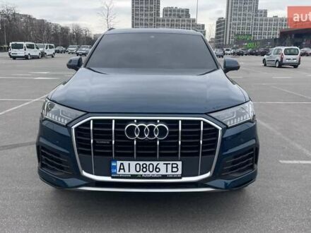 Ауді Ку 7 2022 у Києві на Automoto.ua Синій Ауді Ку 7, об'ємом двигуна 3 л та пробігом 70 тис. км за 65000 $, фото 1 на Automoto.ua