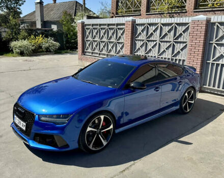 Синий Ауди РС7, объемом двигателя 3.99 л и пробегом 65 тыс. км за 58000 $, фото 5 на Automoto.ua