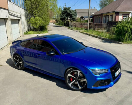 Синий Ауди РС7, объемом двигателя 3.99 л и пробегом 65 тыс. км за 58000 $, фото 2 на Automoto.ua