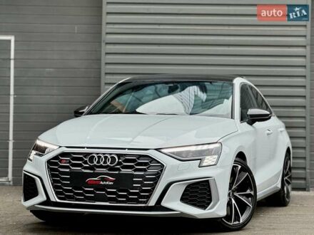 Ауді S3 2022 у Києві на Automoto.ua Білий Ауді S3, об'ємом двигуна 1.98 л та пробігом 4 тис. км за 44900 $, фото 1 на Automoto.ua