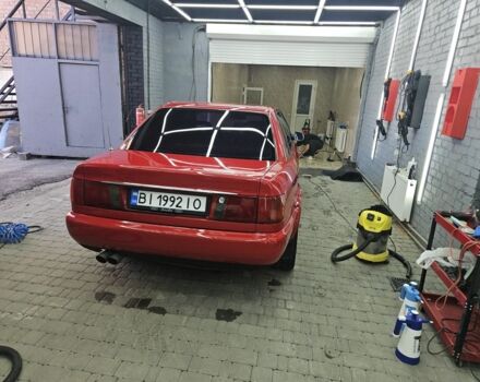 Красный Ауди С4, объемом двигателя 2.2 л и пробегом 272 тыс. км за 7000 $, фото 1 на Automoto.ua