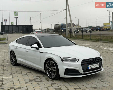 Білий Ауді S5, об'ємом двигуна 3 л та пробігом 100 тис. км за 23990 $, фото 2 на Automoto.ua