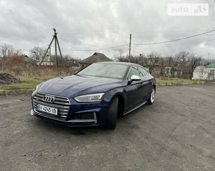 Синій Ауді S5, об'ємом двигуна 3 л та пробігом 18 тис. км за 39000 $, фото 1 на Automoto.ua