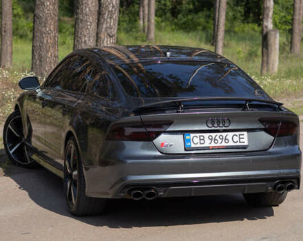 Серый Ауди С7 Спортбек, объемом двигателя 3.99 л и пробегом 218 тыс. км за 29900 $, фото 4 на Automoto.ua