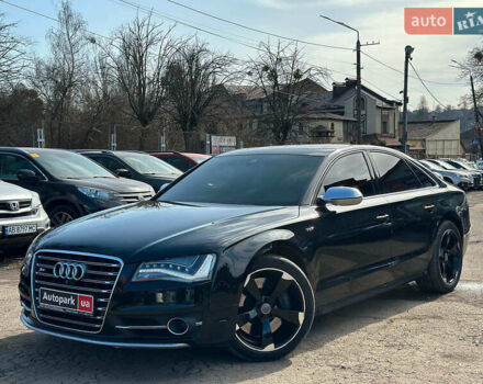 Черный Ауди С8, объемом двигателя 4 л и пробегом 218 тыс. км за 20490 $, фото 1 на Automoto.ua