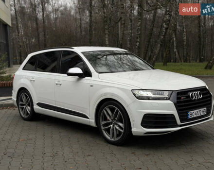 Белый Ауди SQ7, объемом двигателя 3.96 л и пробегом 206 тыс. км за 44000 $, фото 3 на Automoto.ua
