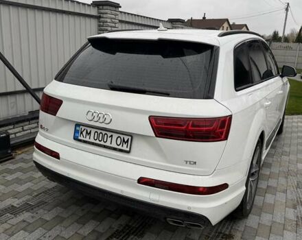 Белый Ауди SQ7, объемом двигателя 3.96 л и пробегом 206 тыс. км за 45000 $, фото 3 на Automoto.ua