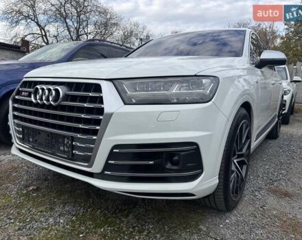 Белый Ауди SQ7, объемом двигателя 3.96 л и пробегом 124 тыс. км за 55900 $, фото 2 на Automoto.ua