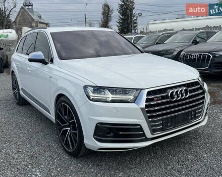 Белый Ауди SQ7, объемом двигателя 3.96 л и пробегом 124 тыс. км за 55900 $, фото 63 на Automoto.ua
