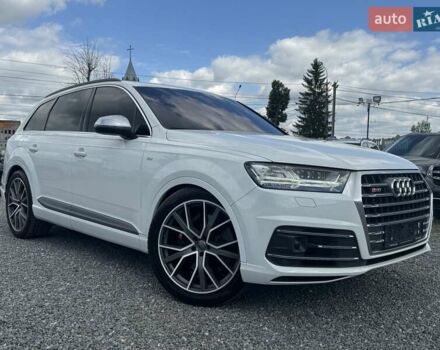 Білий Ауді SQ7, об'ємом двигуна 3.96 л та пробігом 124 тис. км за 57900 $, фото 130 на Automoto.ua