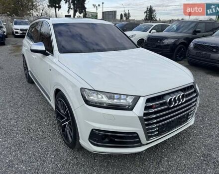 Белый Ауди SQ7, объемом двигателя 3.96 л и пробегом 124 тыс. км за 55900 $, фото 56 на Automoto.ua