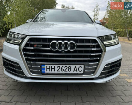 Белый Ауди SQ7, объемом двигателя 3.96 л и пробегом 128 тыс. км за 56500 $, фото 7 на Automoto.ua