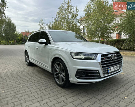 Белый Ауди SQ7, объемом двигателя 3.96 л и пробегом 128 тыс. км за 56500 $, фото 1 на Automoto.ua