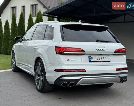 Белый Ауди SQ7, объемом двигателя 4 л и пробегом 49 тыс. км за 78000 $, фото 1 на Automoto.ua