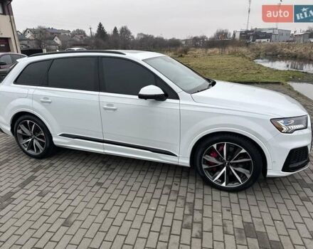 Белый Ауди SQ7, объемом двигателя 4 л и пробегом 53 тыс. км за 67890 $, фото 1 на Automoto.ua