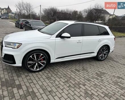 Белый Ауди SQ7, объемом двигателя 4 л и пробегом 53 тыс. км за 67890 $, фото 2 на Automoto.ua