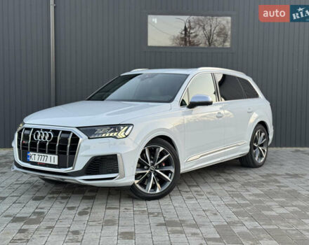 Белый Ауди SQ7, объемом двигателя 4 л и пробегом 49 тыс. км за 77500 $, фото 2 на Automoto.ua
