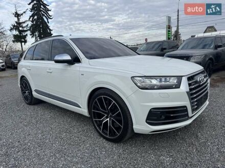 Белый Ауди SQ7, объемом двигателя 3.96 л и пробегом 124 тыс. км за 55900 $, фото 1 на Automoto.ua
