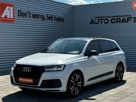 Белый Ауди SQ7, объемом двигателя 3.96 л и пробегом 314 тыс. км за 34000 $, фото 1 на Automoto.ua