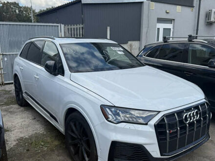 Белый Ауди SQ7, объемом двигателя 4 л и пробегом 191 тыс. км за 38900 $, фото 1 на Automoto.ua