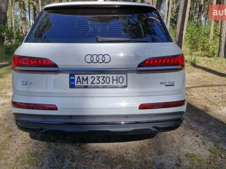Белый Ауди SQ7, объемом двигателя 3 л и пробегом 91 тыс. км за 68000 $, фото 1 на Automoto.ua