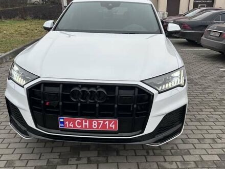 Белый Ауди SQ7, объемом двигателя 4 л и пробегом 53 тыс. км за 67890 $, фото 1 на Automoto.ua